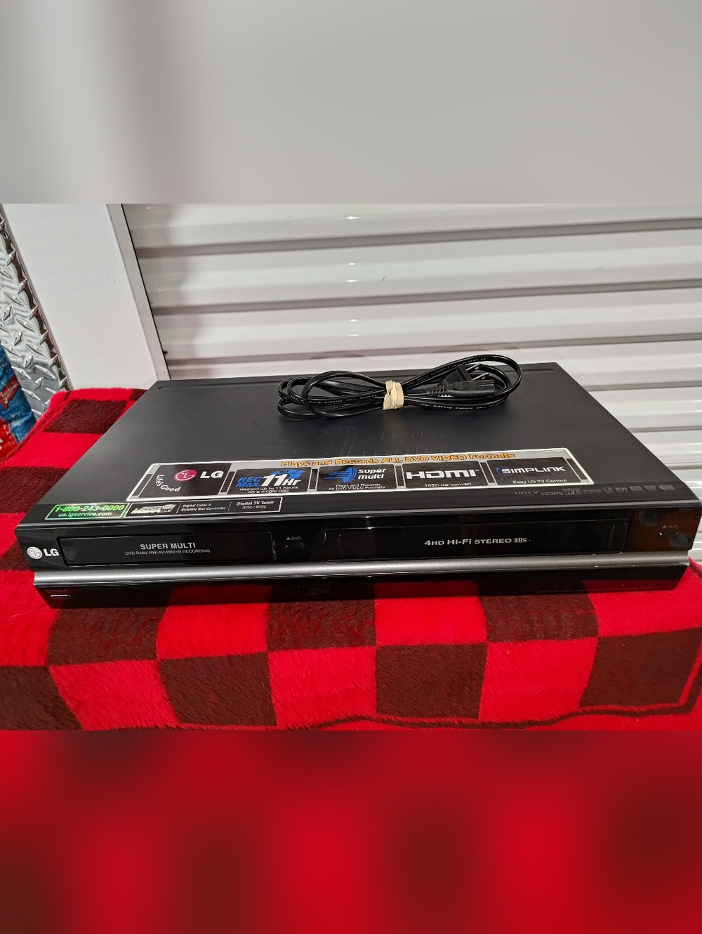 LG RC797T DVD Recorder & VCR Combo - No Remote – Tested & Working